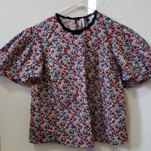 TOPSHOP Floral Blouse
